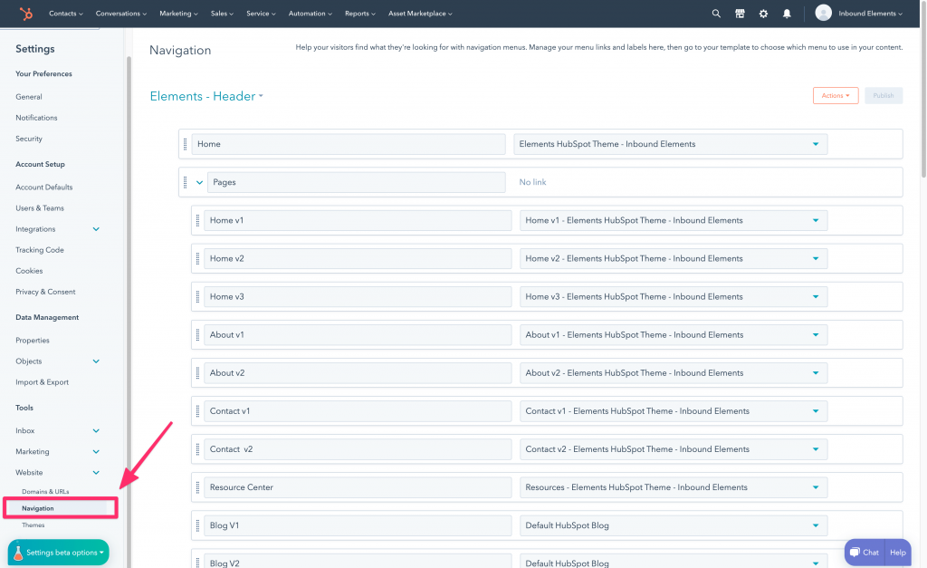 Documentation - Elements HubSpot Theme | Inbound Elements