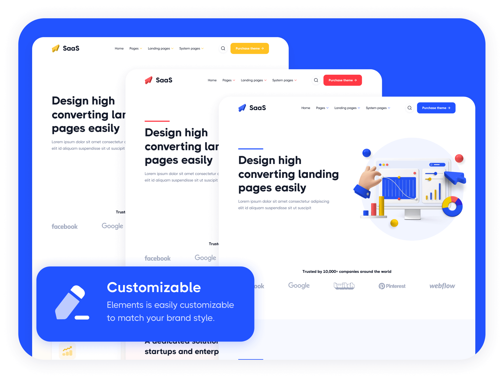 Customizable SaaS HubSpot Theme