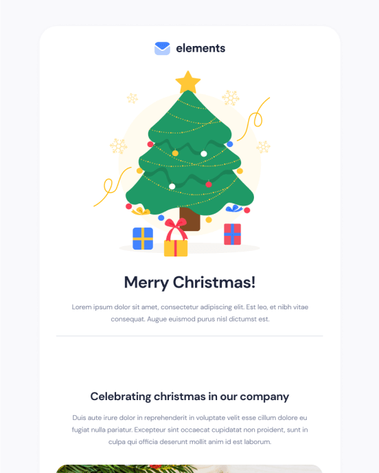 Elements - Christmas Greeting
