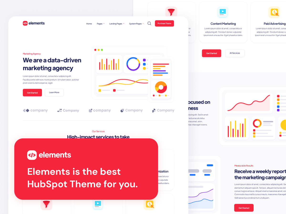 Elements Marketing Agency HubSpot theme