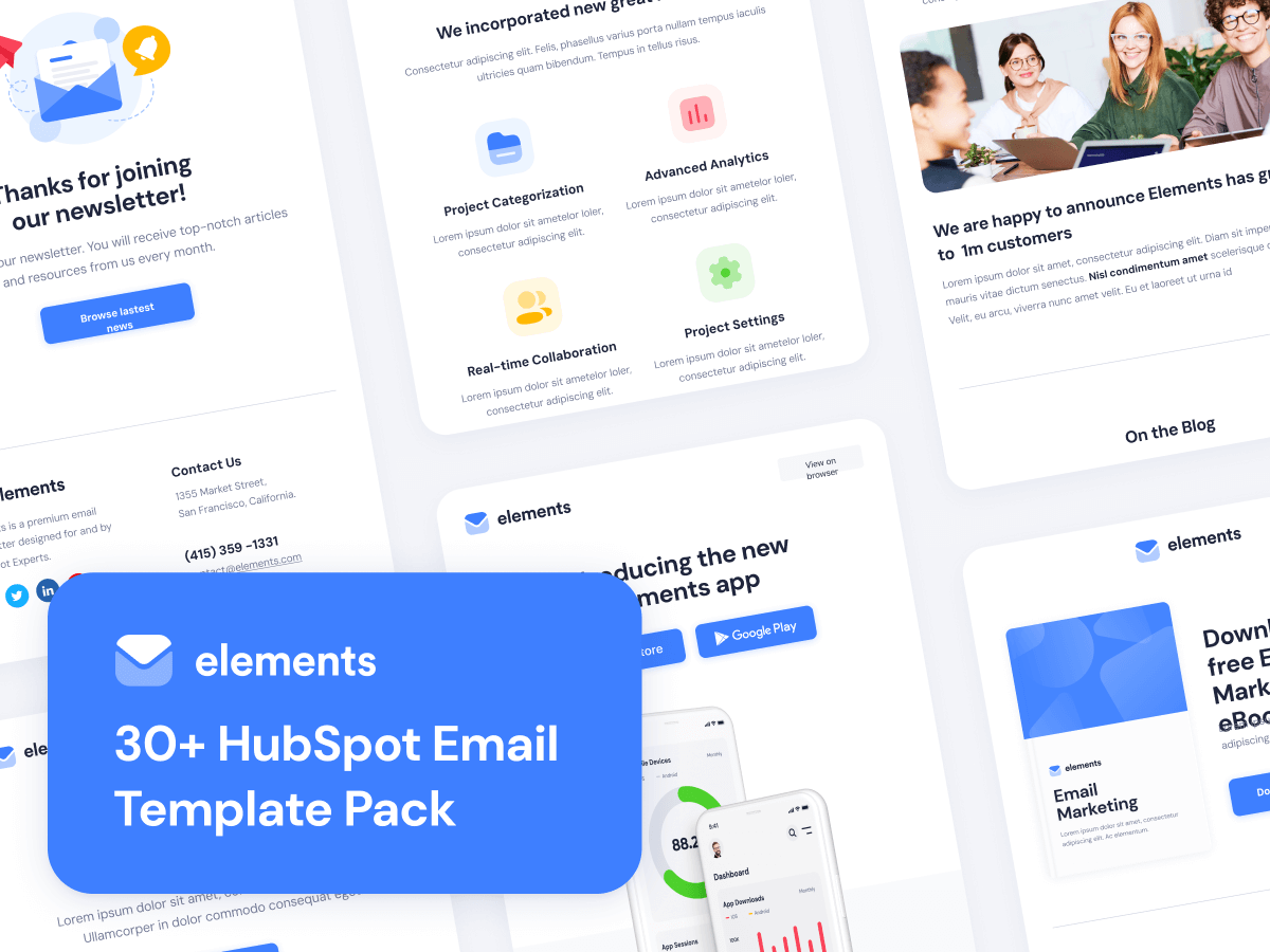 HubSpot Email Template