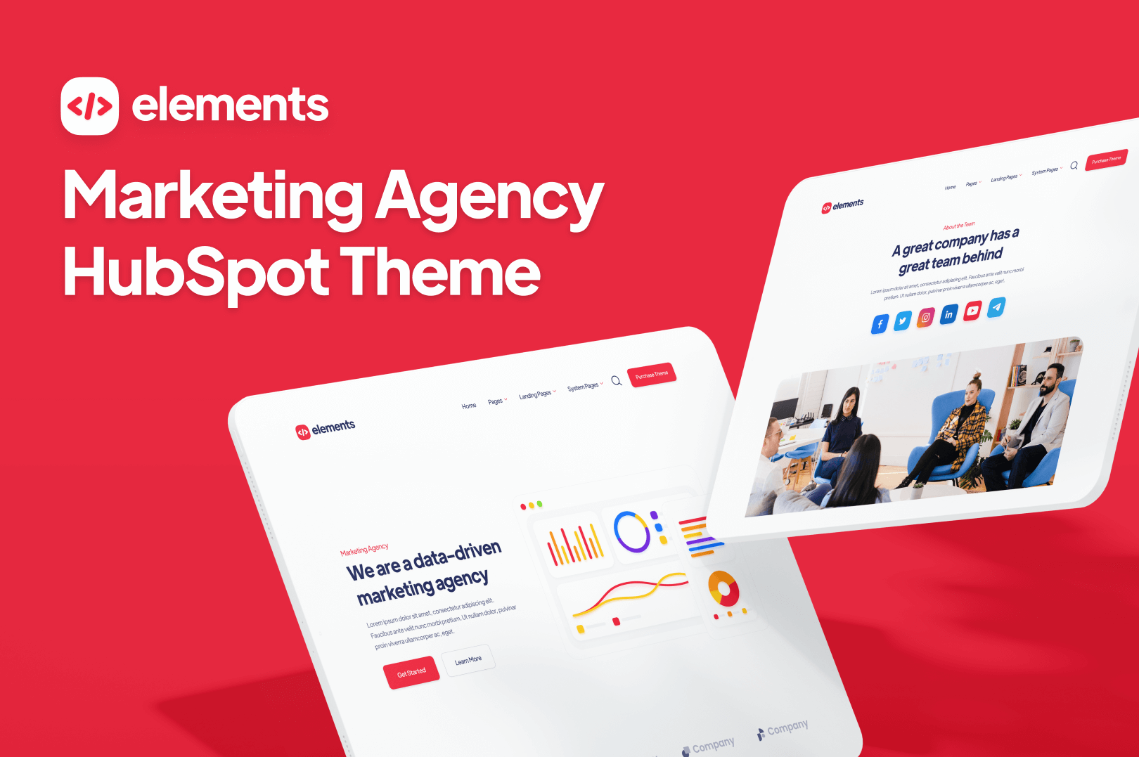 Marketing Agency HubSpot Theme - InboundElements