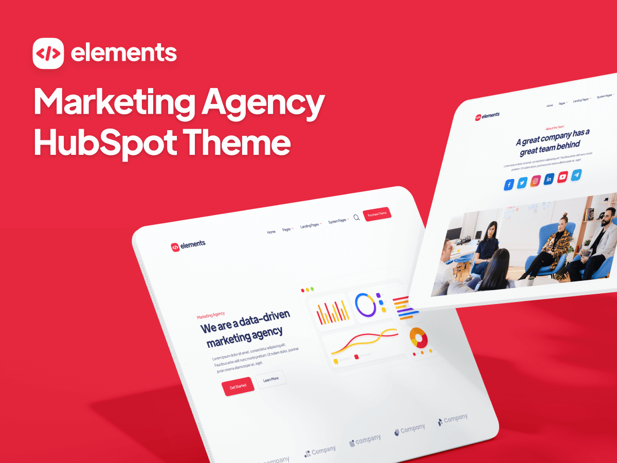 Marketing Agency HubSpot Theme InboudElements